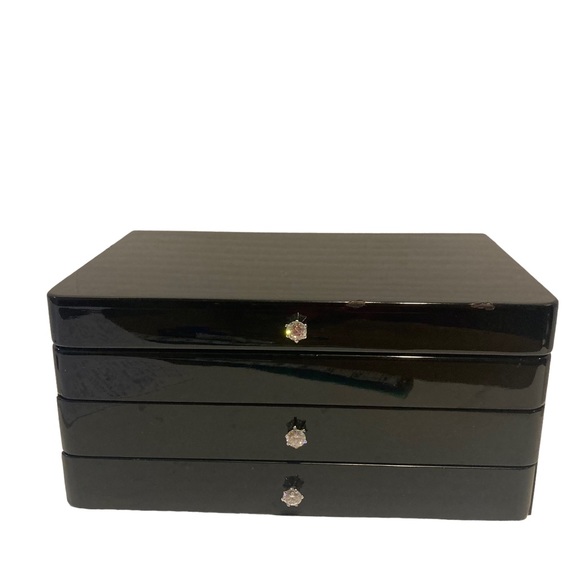 Storage & Organization Vintage Large Wooden Deluxe Jewelry Box Poshmark